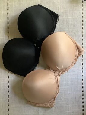 Victoria Secret Strapless Bra Pair, LIKE NEW!